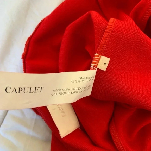 Capulet Mallory red bodysuit - Picture 7 of 8